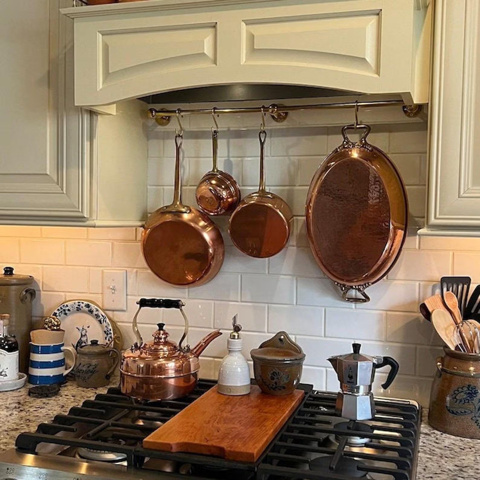 The Enduring Elegance of Unlacquered Brass Pot Racks