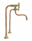 Vintage-style copper and brass faucet