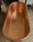 antique copper soaking bathtub sleeper