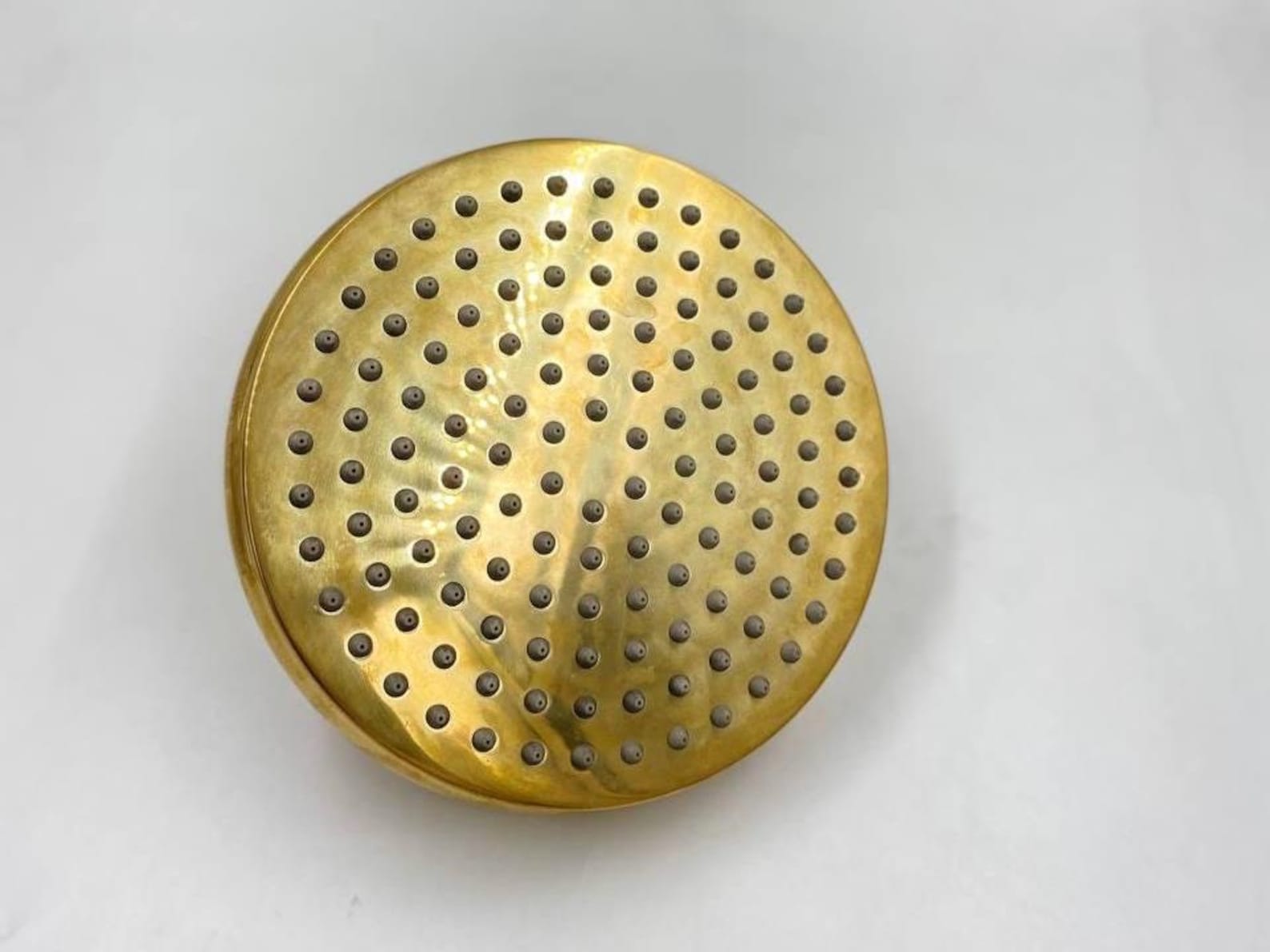 Unlacquered Brass Adjustable ShowerHead