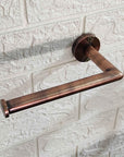 Bathroom Toilet Paper Holder Brushed Copper - Brasspure