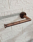 Bathroom Toilet Paper Holder Brushed Copper - Brasspure