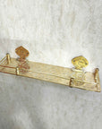 Brass Bathroom Shelf - Brasspure