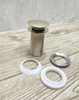 Brass Drain Push Up Sink Drain - Brasspure