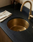 Unlacquered Brass Prep Sink