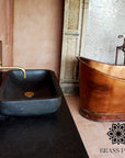 Engraved Wall Mounted Faucet - Brasspure