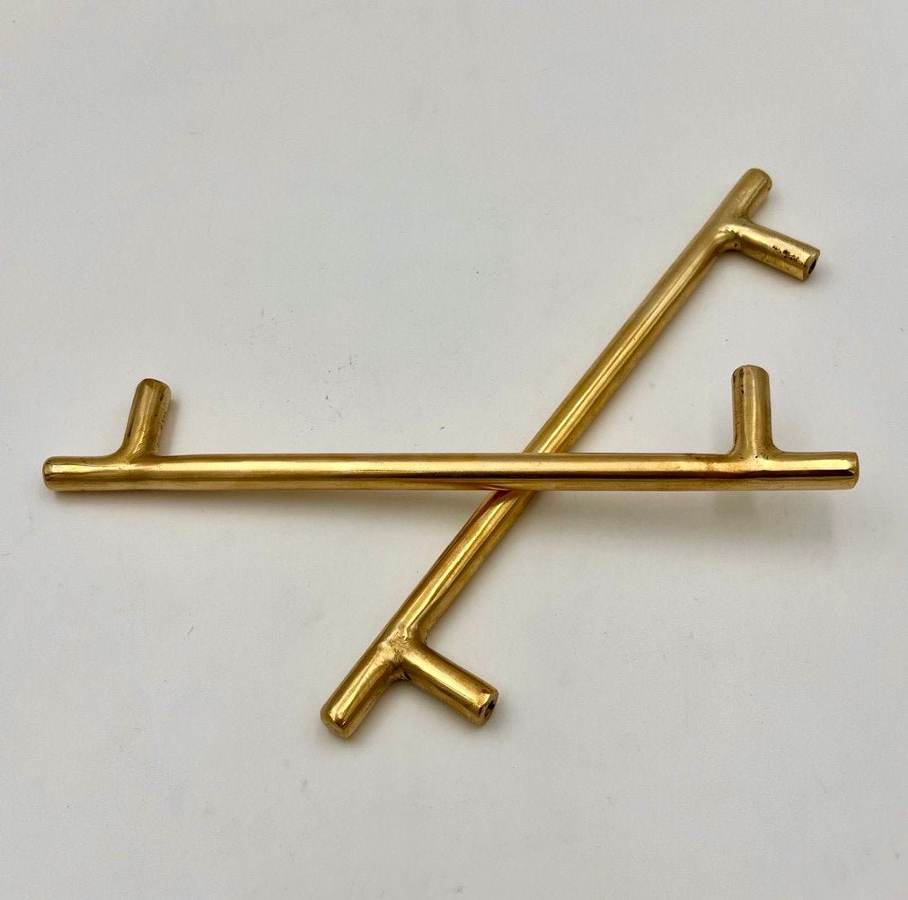 Handmade Brass Cabinet Pulls - Brasspure
