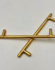 Handmade Brass Cabinet Pulls - Brasspure