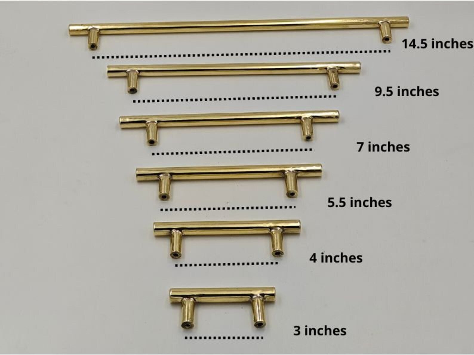 Handmade Brass Cabinet Pulls - Brasspure