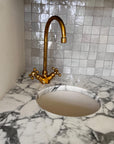 Unlacquered Brass Kitchen Faucet