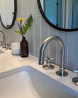Matte Nickel Bathroom Sink Faucet - Brasspure