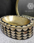 Moroccan Oval Vessel Sink - Brasspure