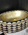 Moroccan Oval Vessel Sink - Brasspure