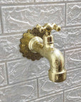 Single Hole Wall Mounted Faucet - Brasspure