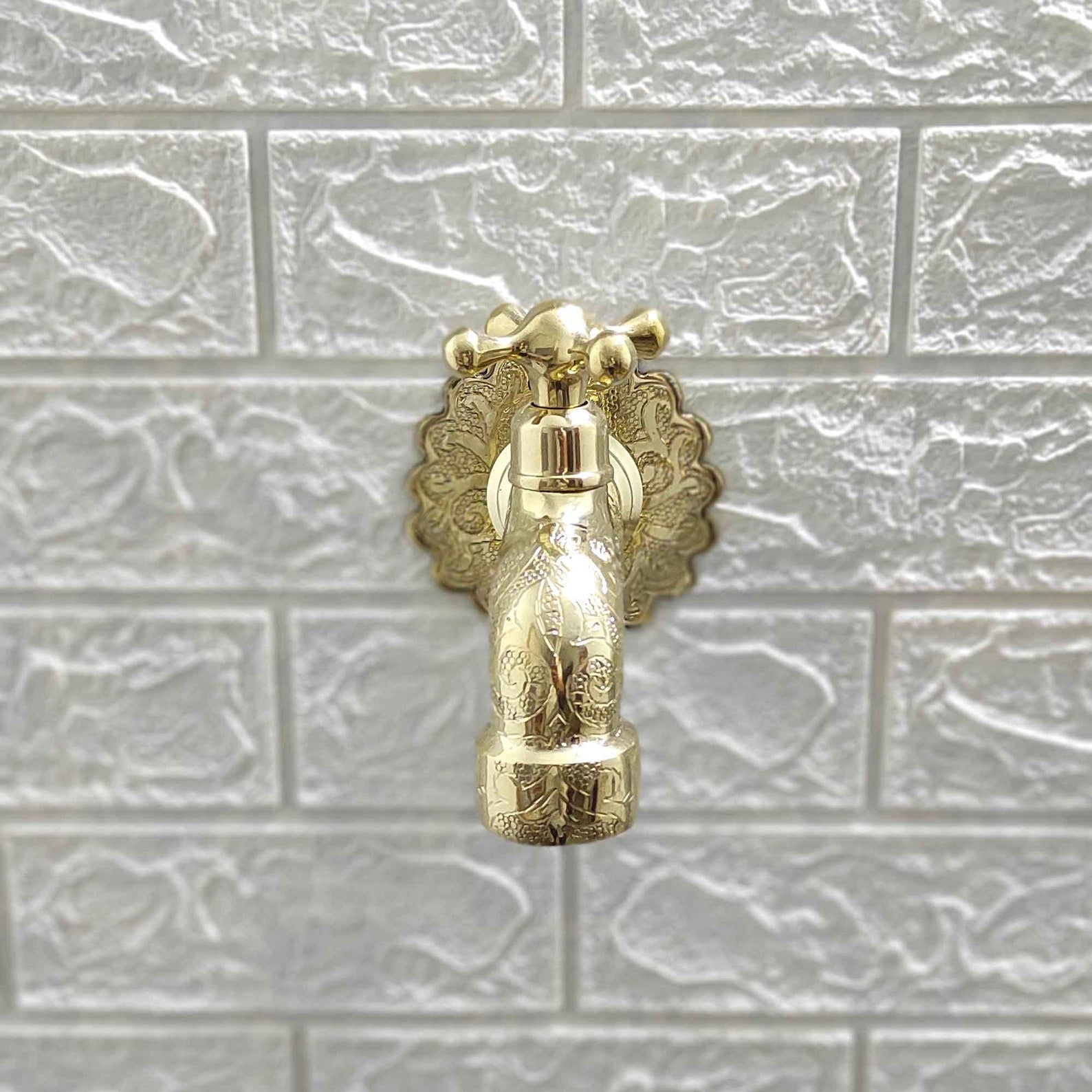 Single Hole Wall Mounted Faucet - Brasspure