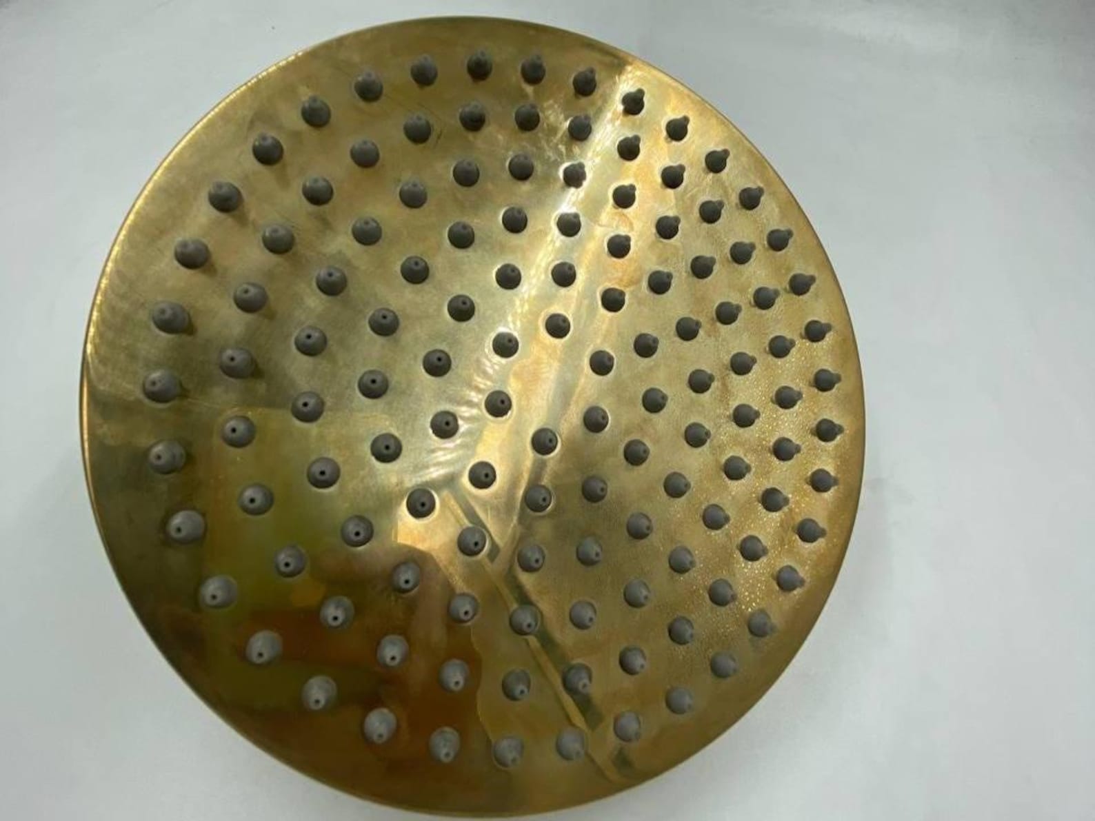 Unlacquered Brass Adjustable ShowerHead