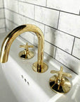 Unlacquered Brass Deck Mounted Faucet - Brasspure