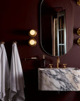Unlacquered Brass Deck Mounted Faucet - Brasspure