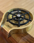 Unlacquered Brass Glass Rinser - Brasspure