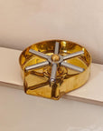 Unlacquered Brass Glass Rinser - Brasspure