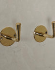 Unlacquered Brass Handmade Coat Rack - Brasspure