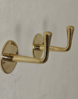 Unlacquered Brass Handmade Coat Rack - Brasspure