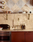 Unlacquered Brass Kitchen Faucet - Brasspure