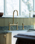Unlacquered Brass Kitchen Faucet - Brasspure