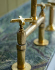 Unlacquered Brass Kitchen Faucet - Brasspure