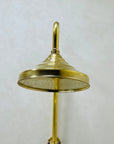 Unlacquered Brass Rain Shower - Brasspure