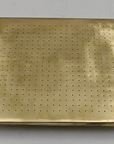 Unlacquered Brass Square Shower Head - Brasspure