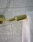 Unlacquered Brass Towel Hanger Bathroom - Brasspure