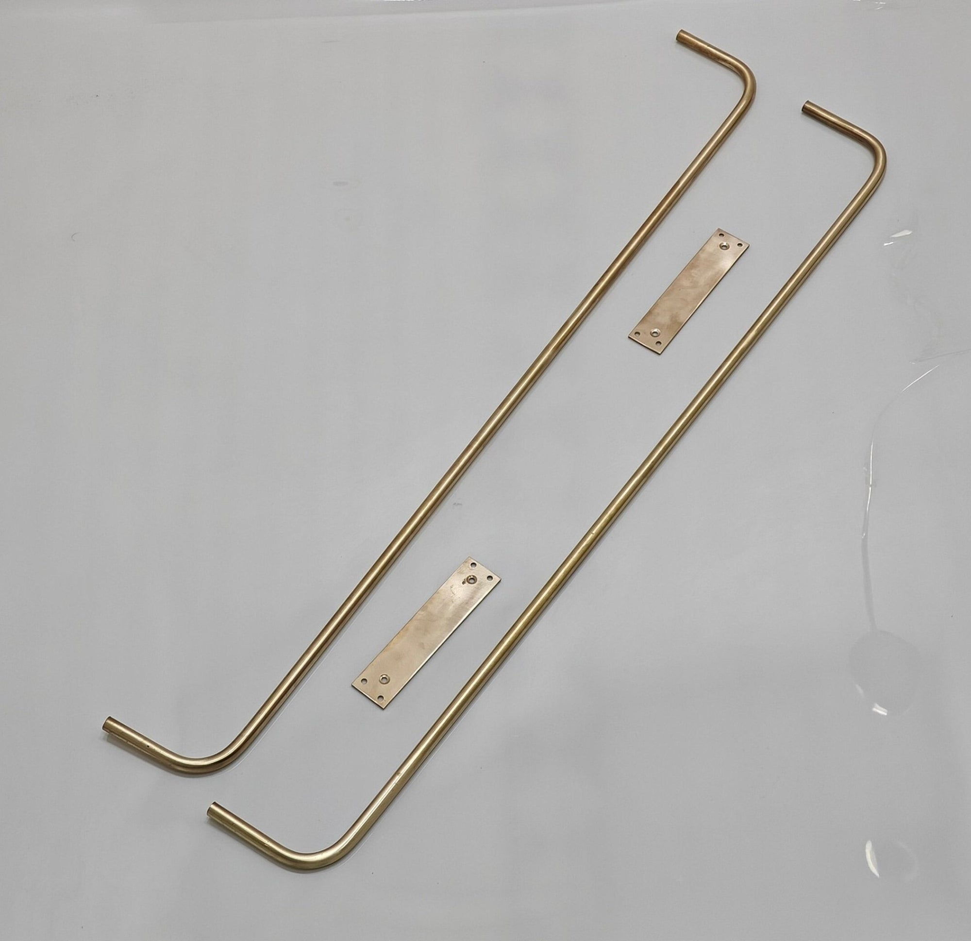 Unlacquered Brass Towel Rack - Brasspure