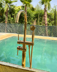Unlacquered Brass Tub Filler