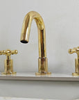 Unlacquered Brass Vanity Faucet - Brasspure