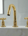 Unlacquered Brass Vanity Faucet - Brasspure