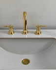 Unlacquered Brass Vanity Faucet - Brasspure