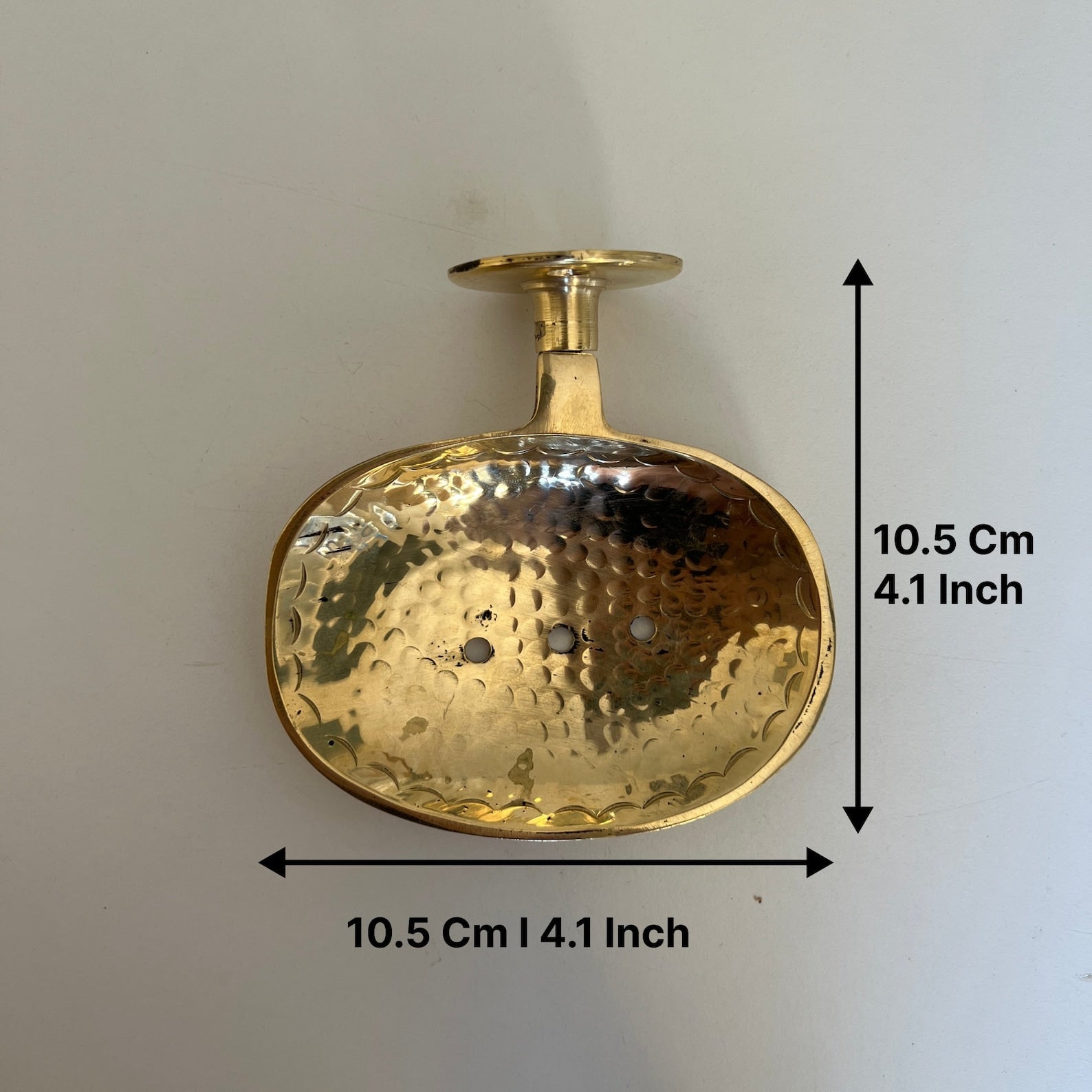 Unlacquered Brass Wall Mount Soap Dish - Brasspure