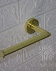 Unlacquered Brass Wall Mount Toilet Paper Holder - Brasspure