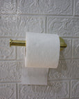 Unlacquered Brass Wall Mount Toilet Paper Holder - Brasspure