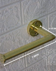 Unlacquered Brass Wall Mount Toilet Paper Holder - Brasspure