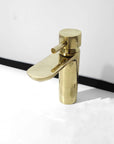 Unlaquered Brass Bathroom Faucet - Brasspure