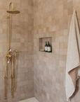 Unlacquered Brass Thermostatic Shower