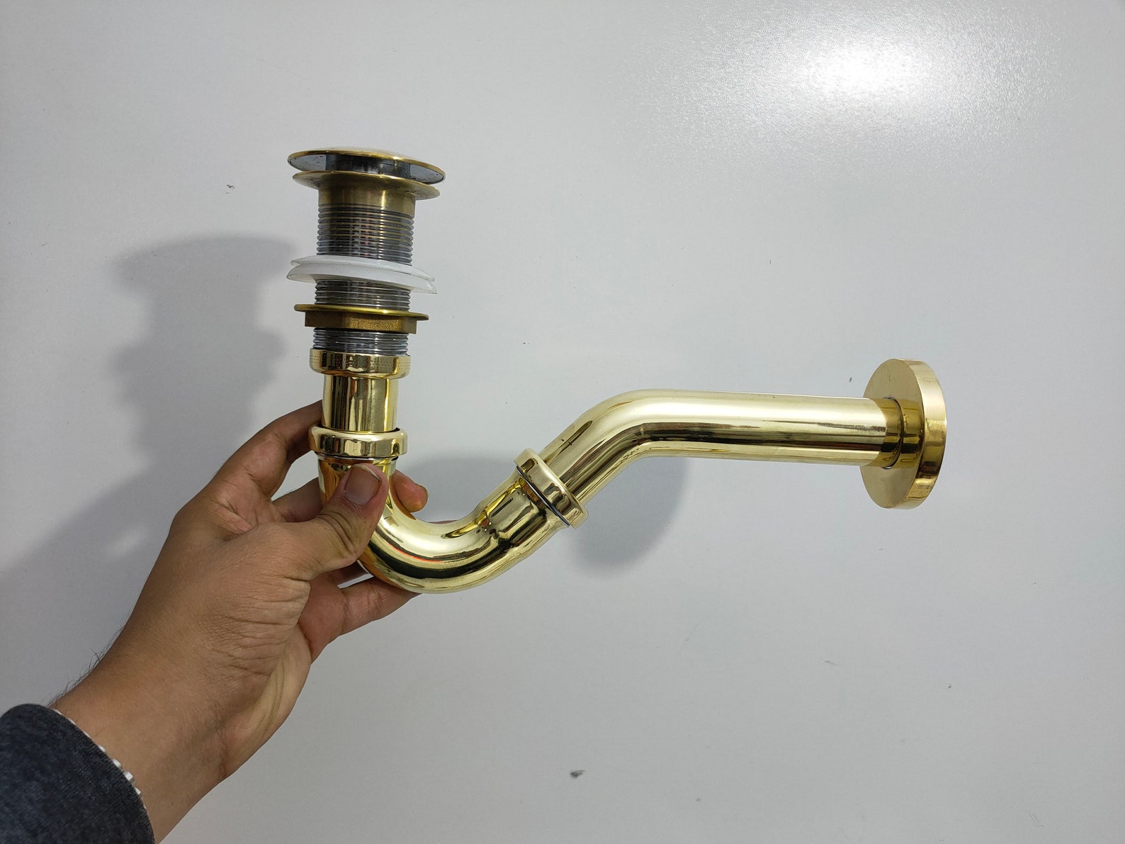 Unlacquered Brass P-Trap