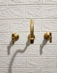 Wall Mounted Sink Faucet - Brasspure