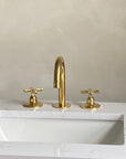 Widespread Bathroom Faucet Sink - Brasspure