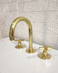 Widespread Bathroom Faucet Sink - Brasspure