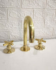 Widespread Bathroom Faucet Sink - Brasspure
