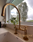 Unlacquered Brass Bridge Faucet