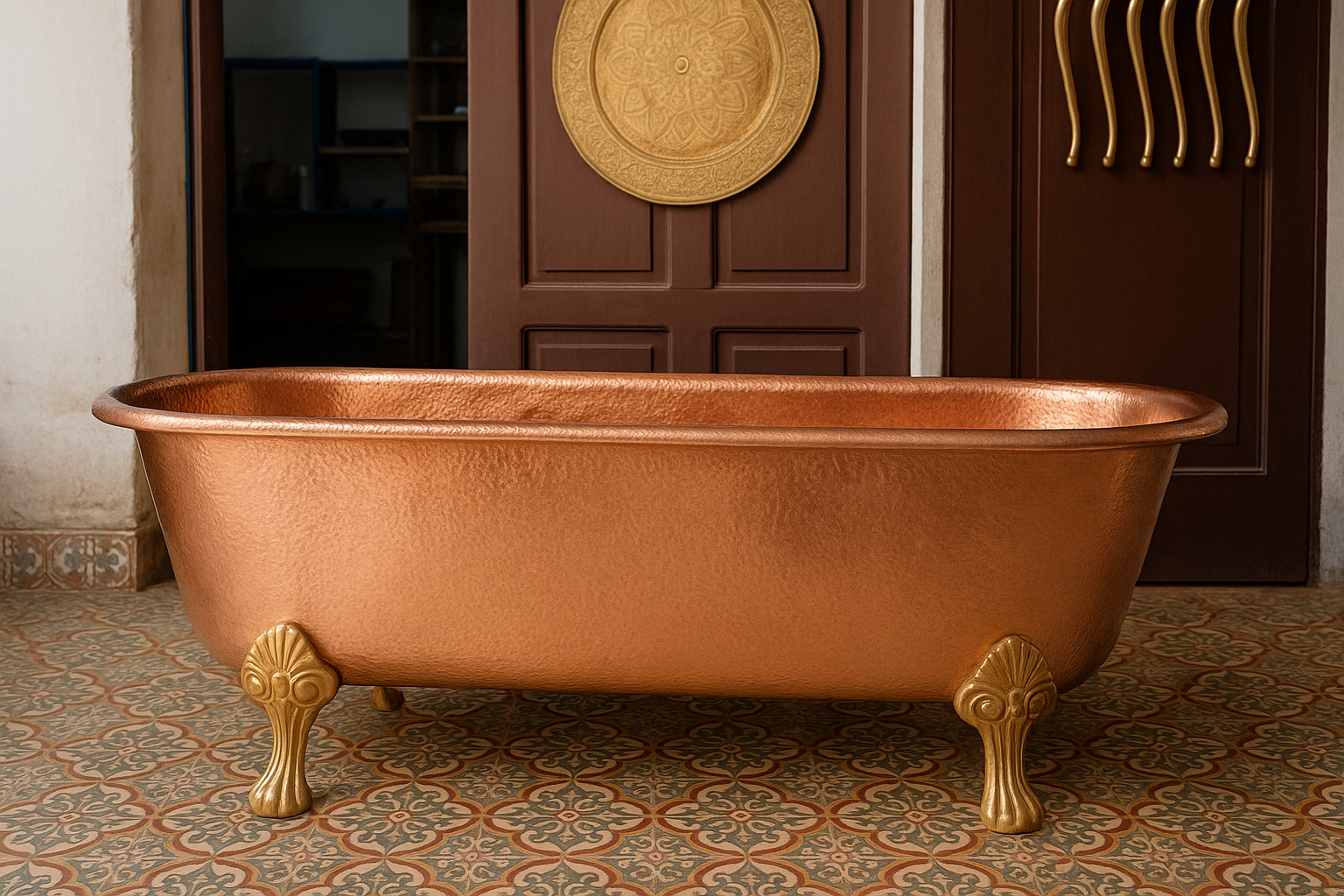 brasspure.com | Antique Copper Bathtub 